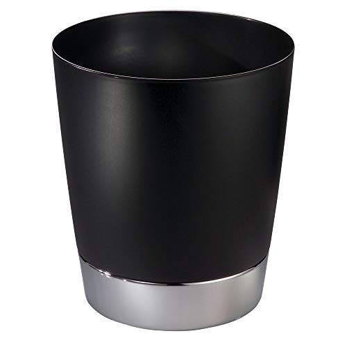 Corbeille à papier noire bi-matière