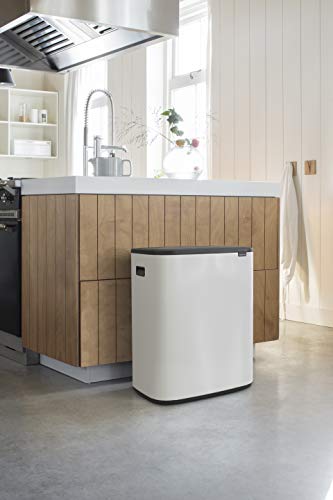 Poubelle blanche Brabantia, rectangulaire, 60 litres pour la cuisine