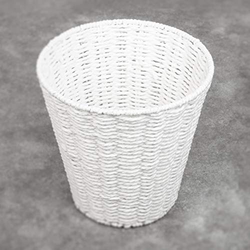 Corbeille pour chambre en osier blanche