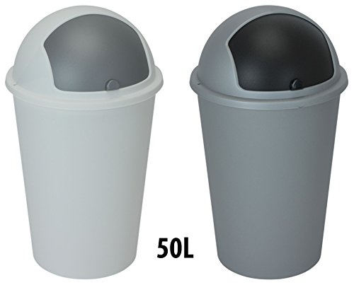 Poubelle de cuisine 50 litres en plastique